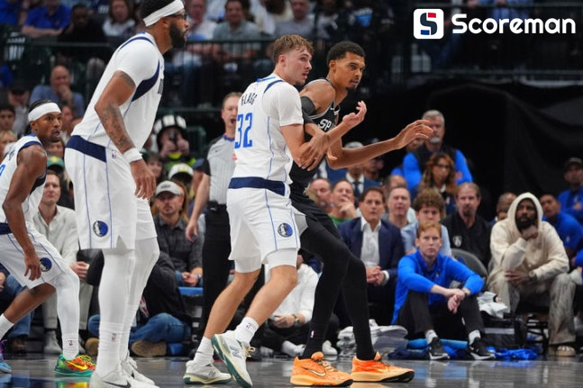 샌안토니오, 댈러스 125-92 완파… 웸반야마 40점 폭발